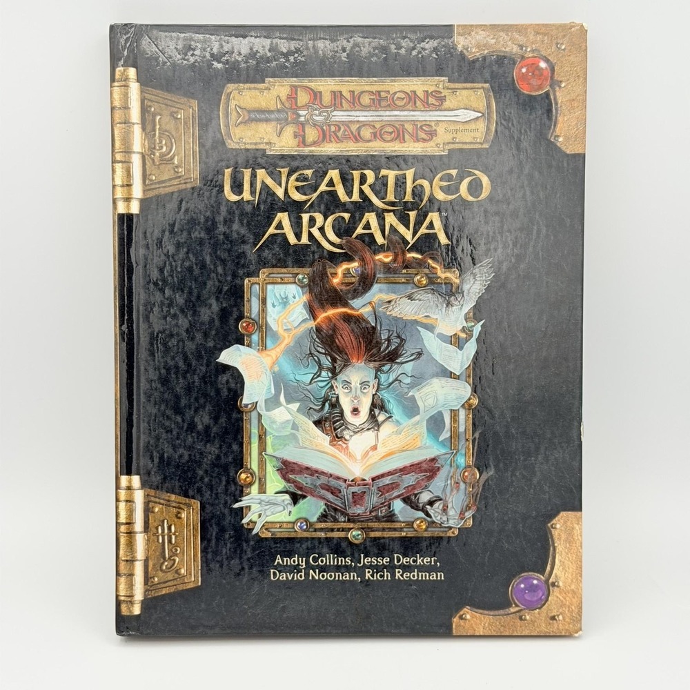 Dungeons & Dragons Unearthed Arcana Hardcover RPG Rulebook Wizards 2004 USA